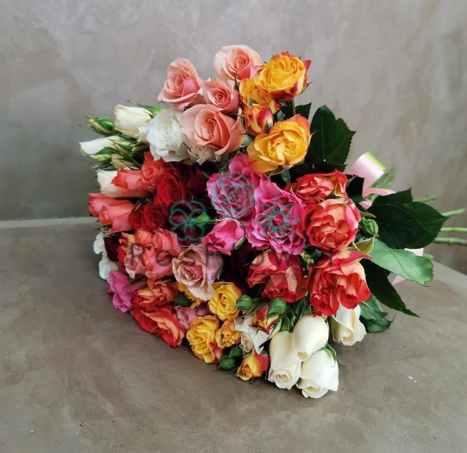 Букет цветов из: Розы в Троицком Сахалинской области