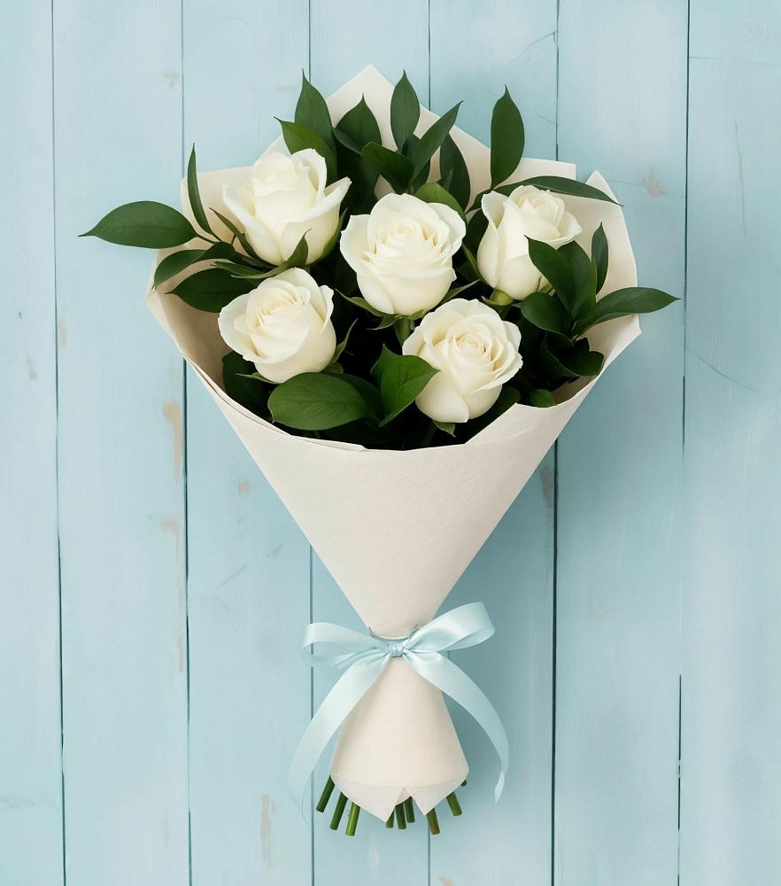 Букет цветов из: Розы в Троицком Сахалинской области