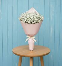 Букет цветов из:  Гипсофила в Троицком Сахалинской области