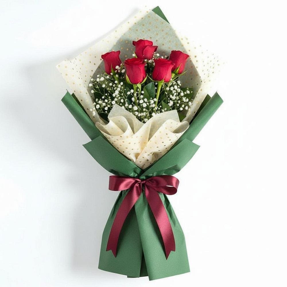 Букет цветов из: Розы в Троицком Сахалинской области