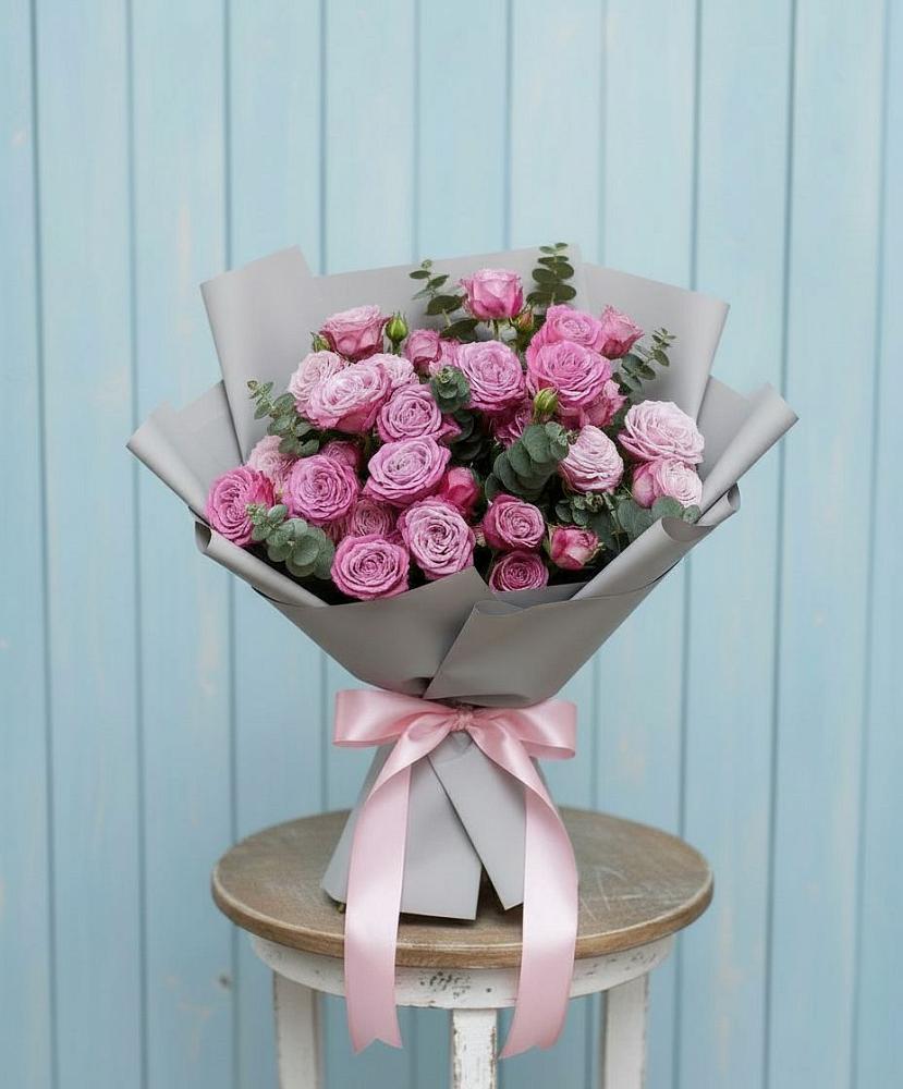 Букет цветов из: Розы в Троицком Сахалинской области