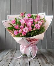 Букет Розовый кустик в Троицком Сахалинской области