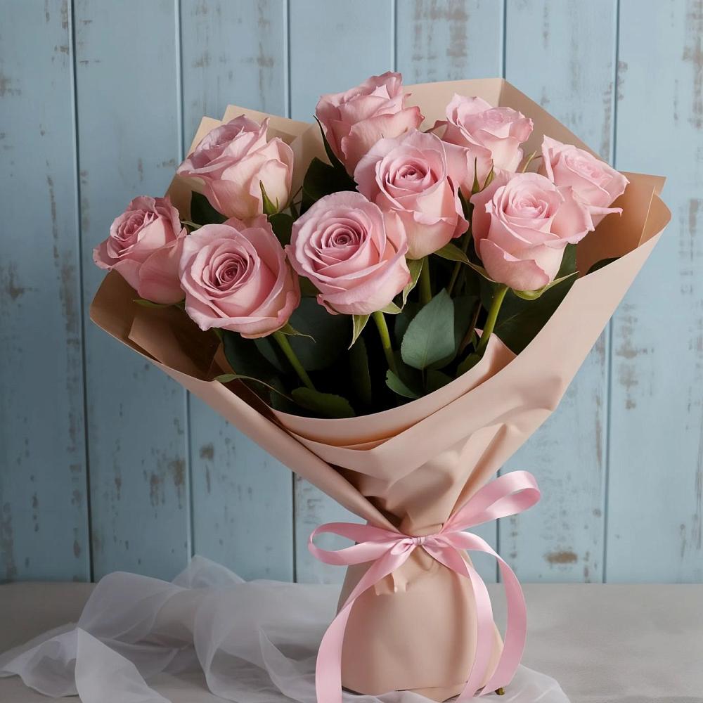 Букет цветов из: Розы в Троицком Сахалинской области