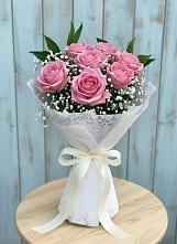 Букет цветов из:  Розы #REPLACE_PRED# Троицком Сахалинской области