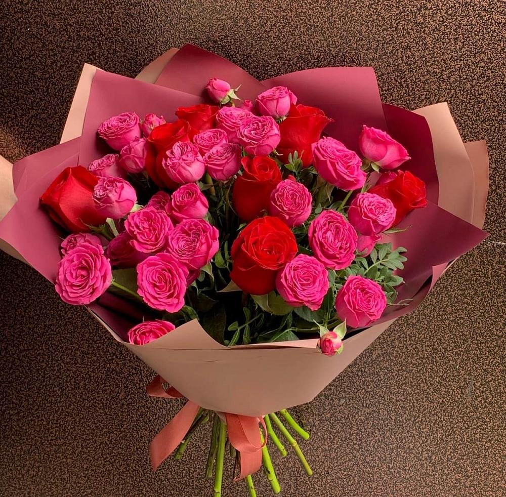 Букет В объятьях нежности в Троицком Сахалинской области