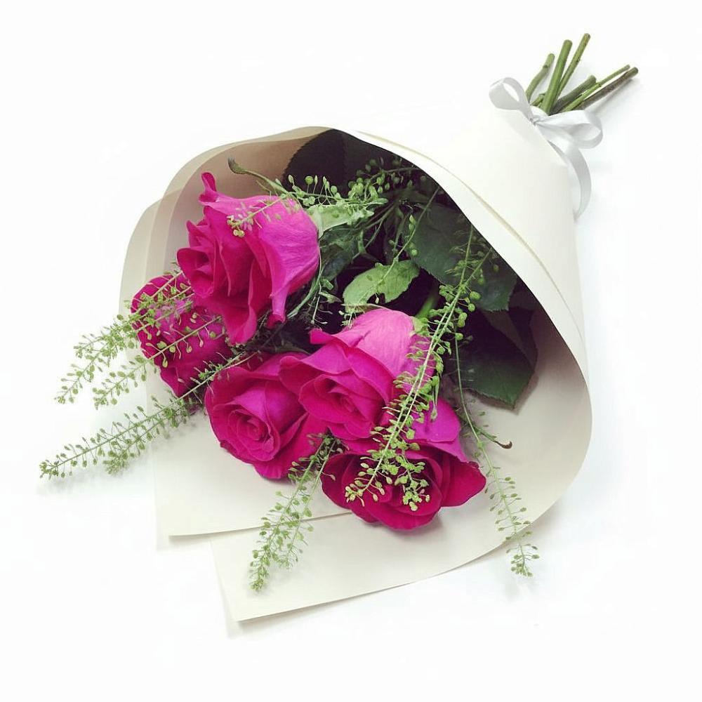 Букет цветов из: Розы в Троицком Сахалинской области