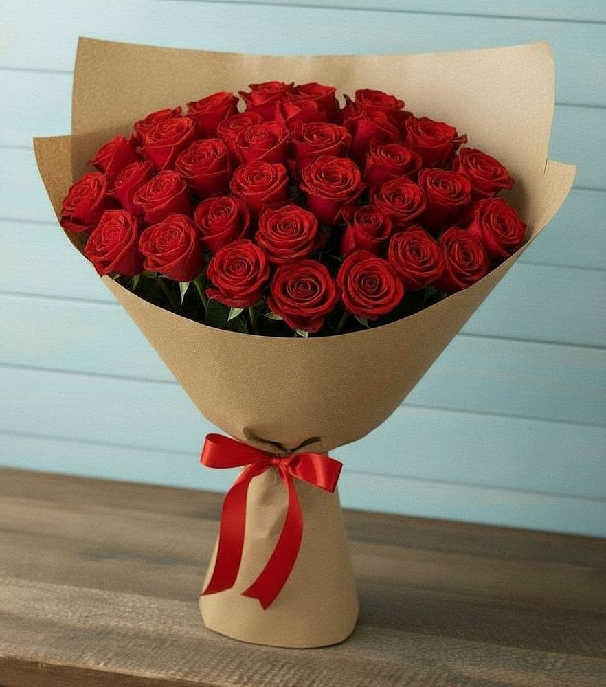 Букет Красные розы Милано в Троицком Сахалинской области