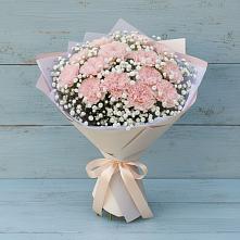 Букет цветов из:  Гвоздики в Троицком Сахалинской области