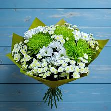 Букет цветов из:  Хризантемы в Троицком Сахалинской области