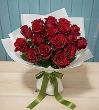 Букет Красные розы в Троицком Сахалинской области