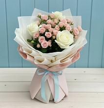 Букет цветов из:  Розы #REPLACE_PRED# Троицком Сахалинской области