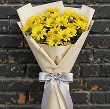 Букет цветов из:  Хризантемы в Троицком Сахалинской области