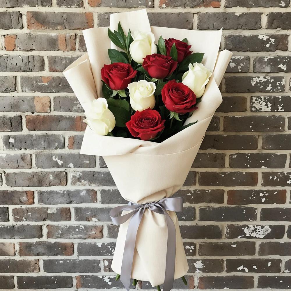 Букет цветов из: Розы в Троицком Сахалинской области