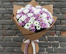 Букет цветов из:  Хризантемы в Троицком Сахалинской области