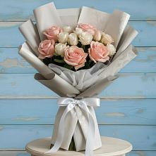 Букет цветов из:  Розы в Троицком Сахалинской области