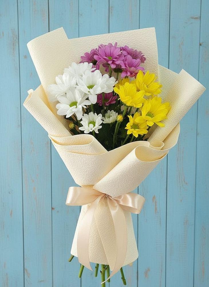 Букет цветов из: Хризантемы в Троицком Сахалинской области