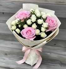 Букет цветов из:  Розы в Троицком Сахалинской области