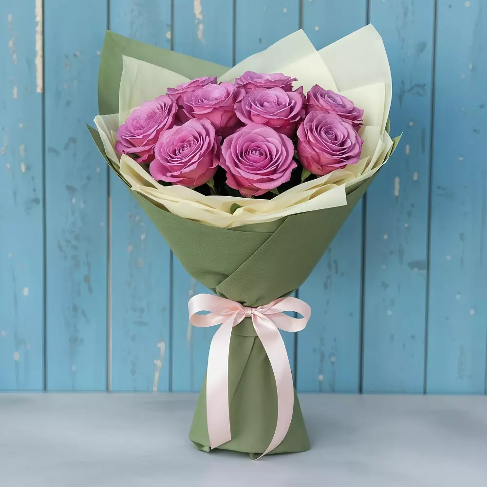 Букет Розы Фёрст Леди в Троицком Сахалинской области