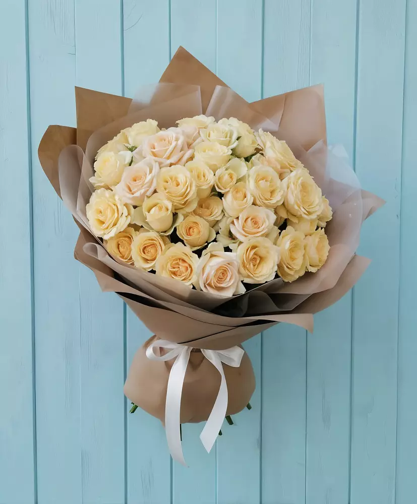 Букет Кремовое облако в Троицком Сахалинской области