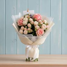 Букет цветов из:  Розы в Троицком Сахалинской области