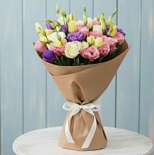 Букет цветов из:  Лизиантусы #REPLACE_PRED# Троицком Сахалинской области