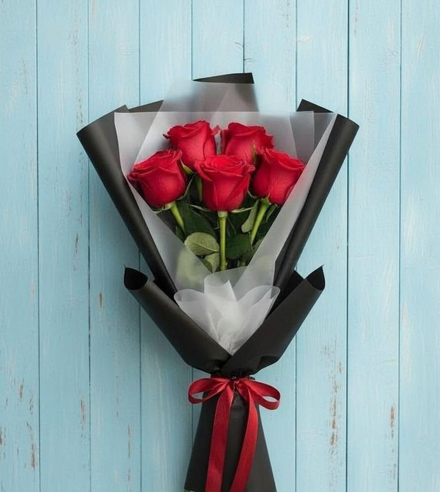 Букет цветов из: Розы в Троицком Сахалинской области