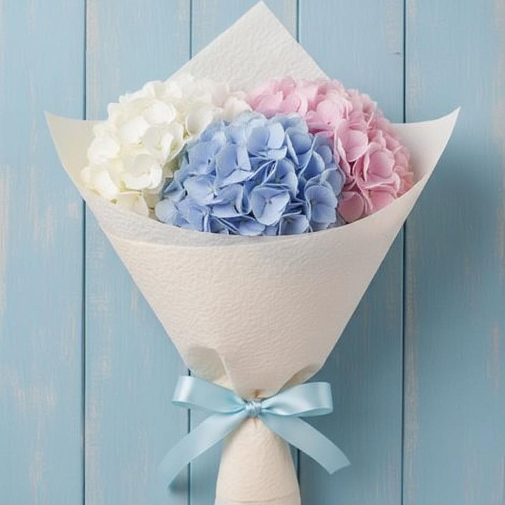 Букет цветов из: Гортензия в Троицком Сахалинской области