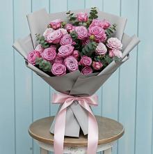 Букет цветов из:  Розы #REPLACE_PRED# Троицком Сахалинской области